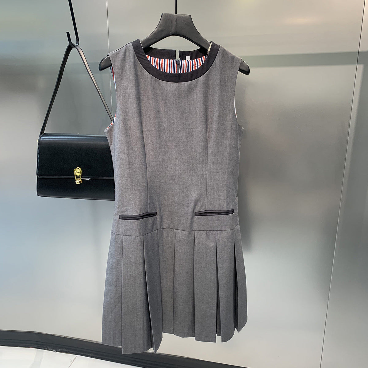 Thom Browne Women's Pleated Vest Skirt