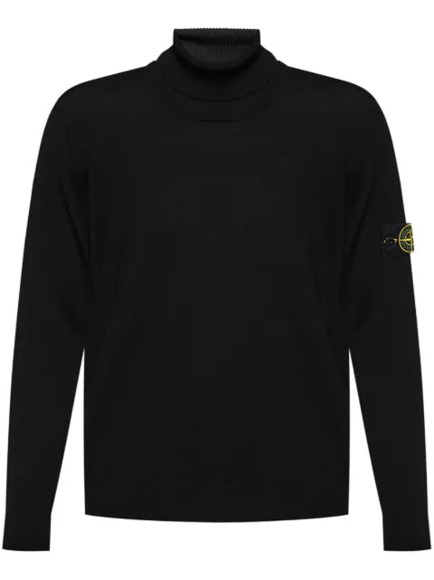 Stone Island Compass-patch wool jumper