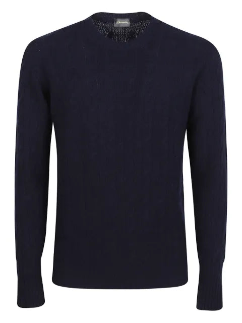 Drumohr round-neck cable-knit sweater