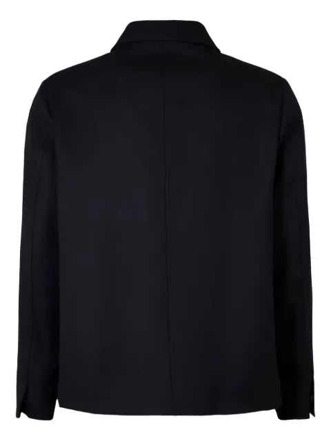 slowear button-fastening shirt jacket