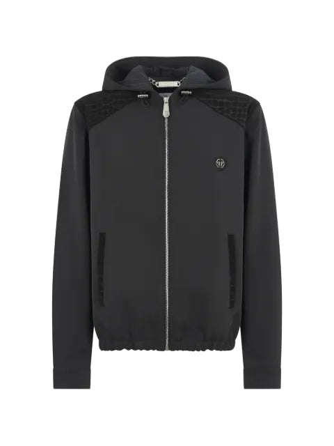 Philipp Plein nylon jacket with cocco inserts