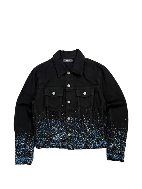 AMIRI crystal painter trucker jacket