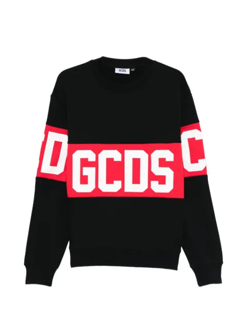 GCDS logo crew-neck sweater