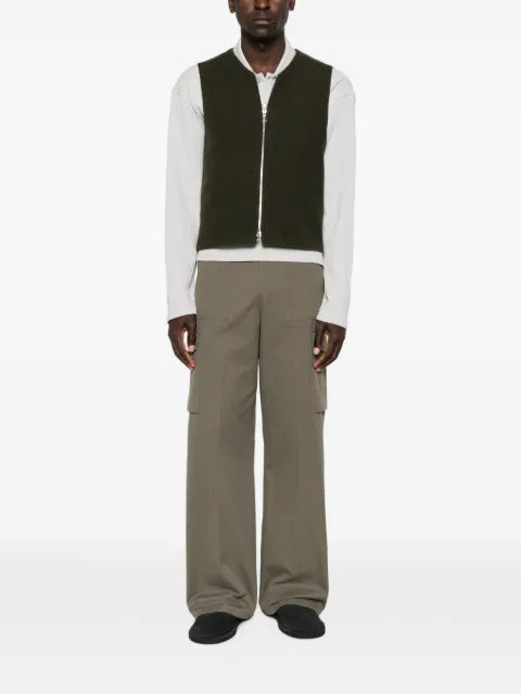 Rier sleeveless zip-fastening gilet