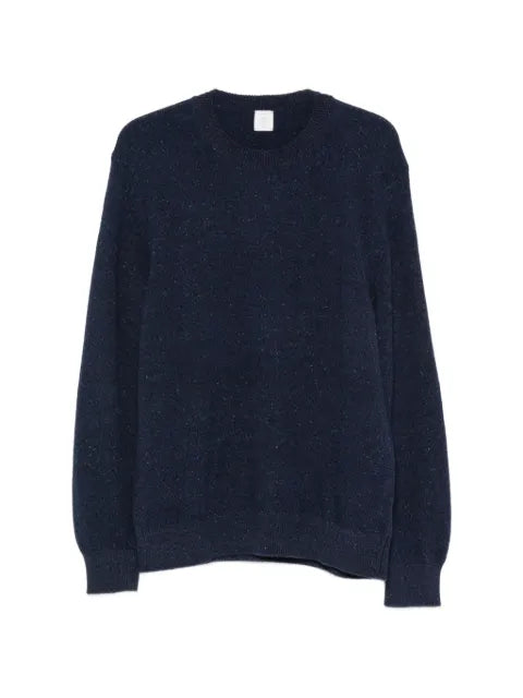 Eleventy flecked-knit crew-neck sweater