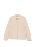 Lardini felted zip-up jacket
