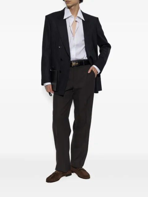 TOM FORD double-breasted pinstripe blazer