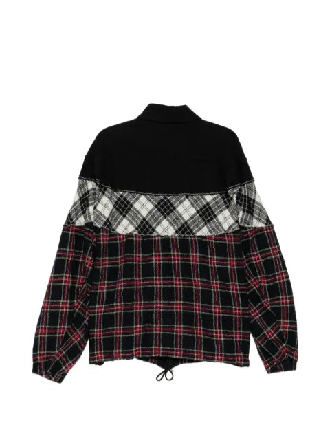 Kolor patchwork shirt jacket