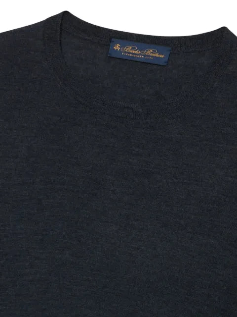 Brooks Brothers crew-neck ribbed-trim sweater