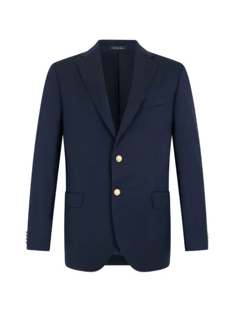 Brooks Brothers single-breasted gold-button blazer