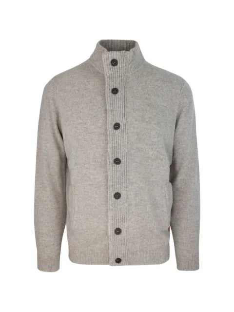 Barbour Essential elbow-patch button-up cardigan