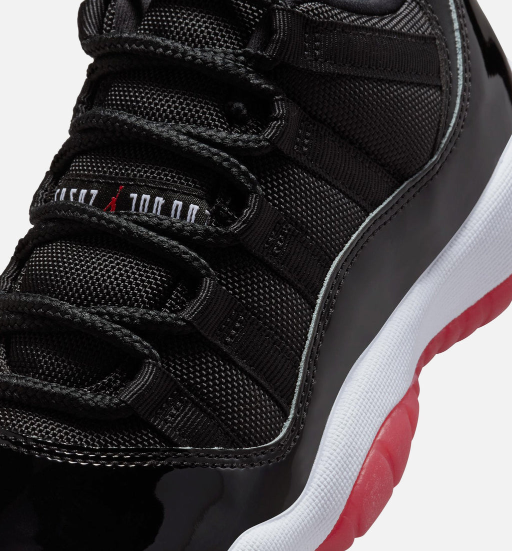 Air Jordan 11 Retro 'Bred' Grade School - Black/Varsity Red/White