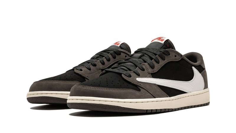 Travis Scott x Air Jordan 1 Low OG – Cactus Jack Collab in Neutral Olive & Sail with Reverse Swoosh