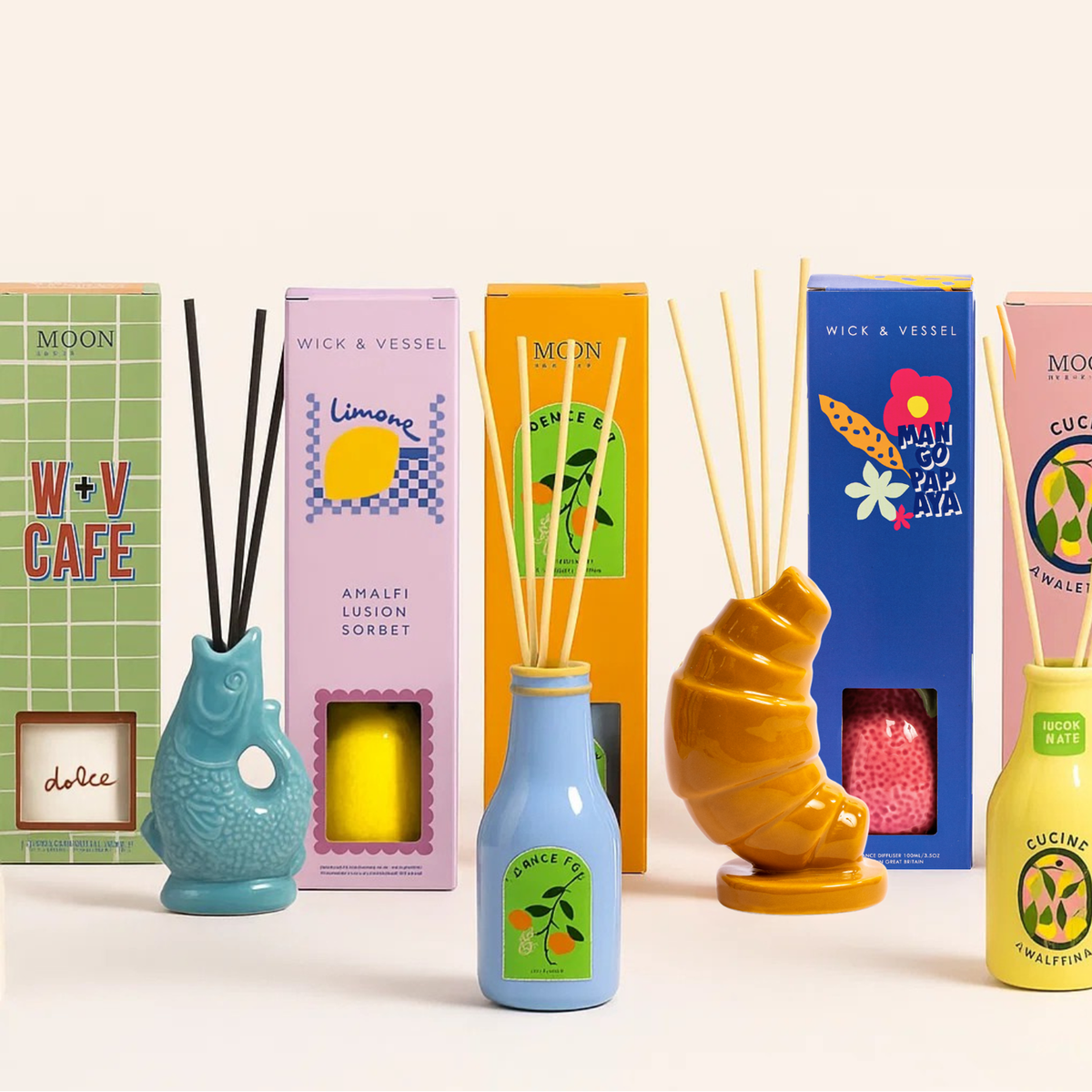 Wick + Vessel Limone Fruit 100ml Diffuser