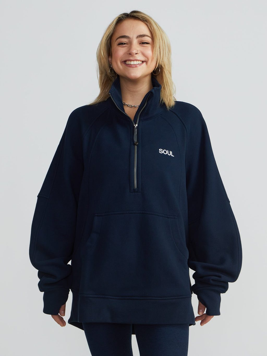 Lounge Scuba 1/2 Zip Funnel