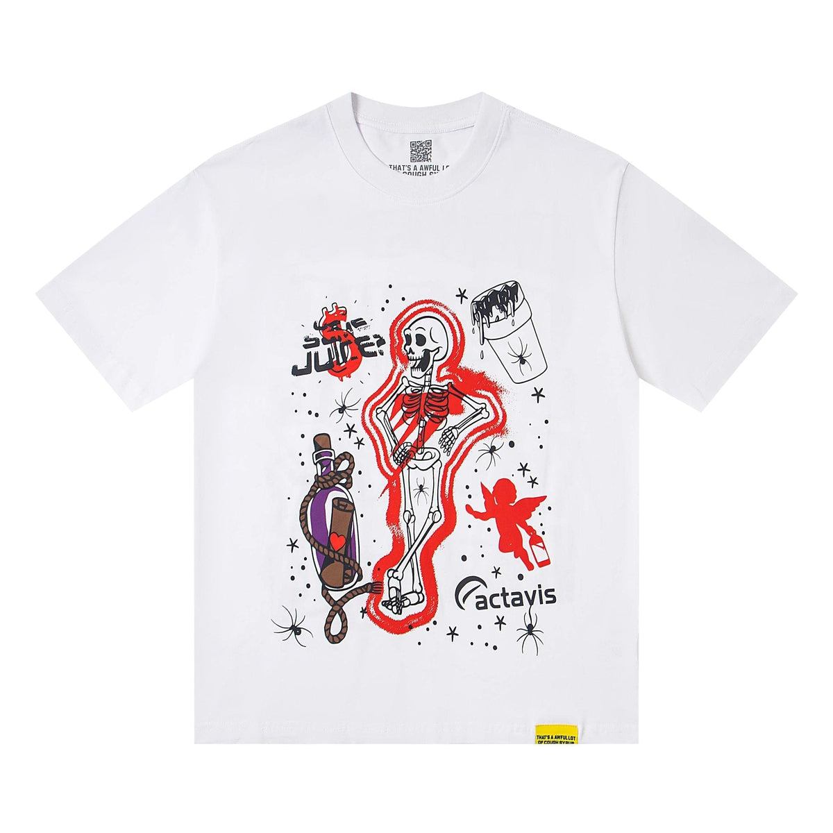 THAT'S A AWFUL LOT OF COUGH SYRUP Skeleton Graphic T-Shirt