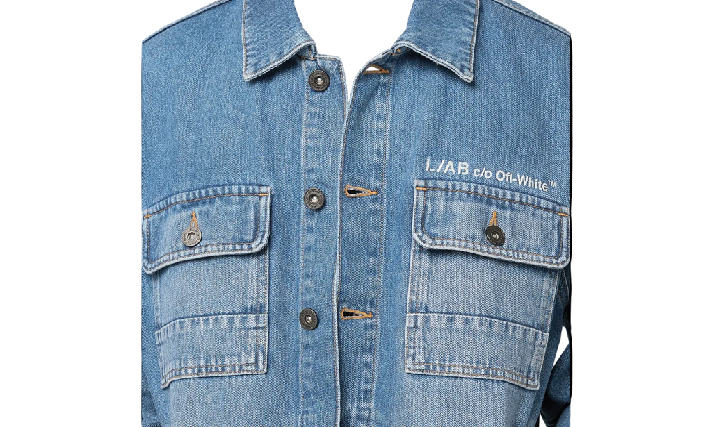 L/AB Zip Trucker Denim Jacket
