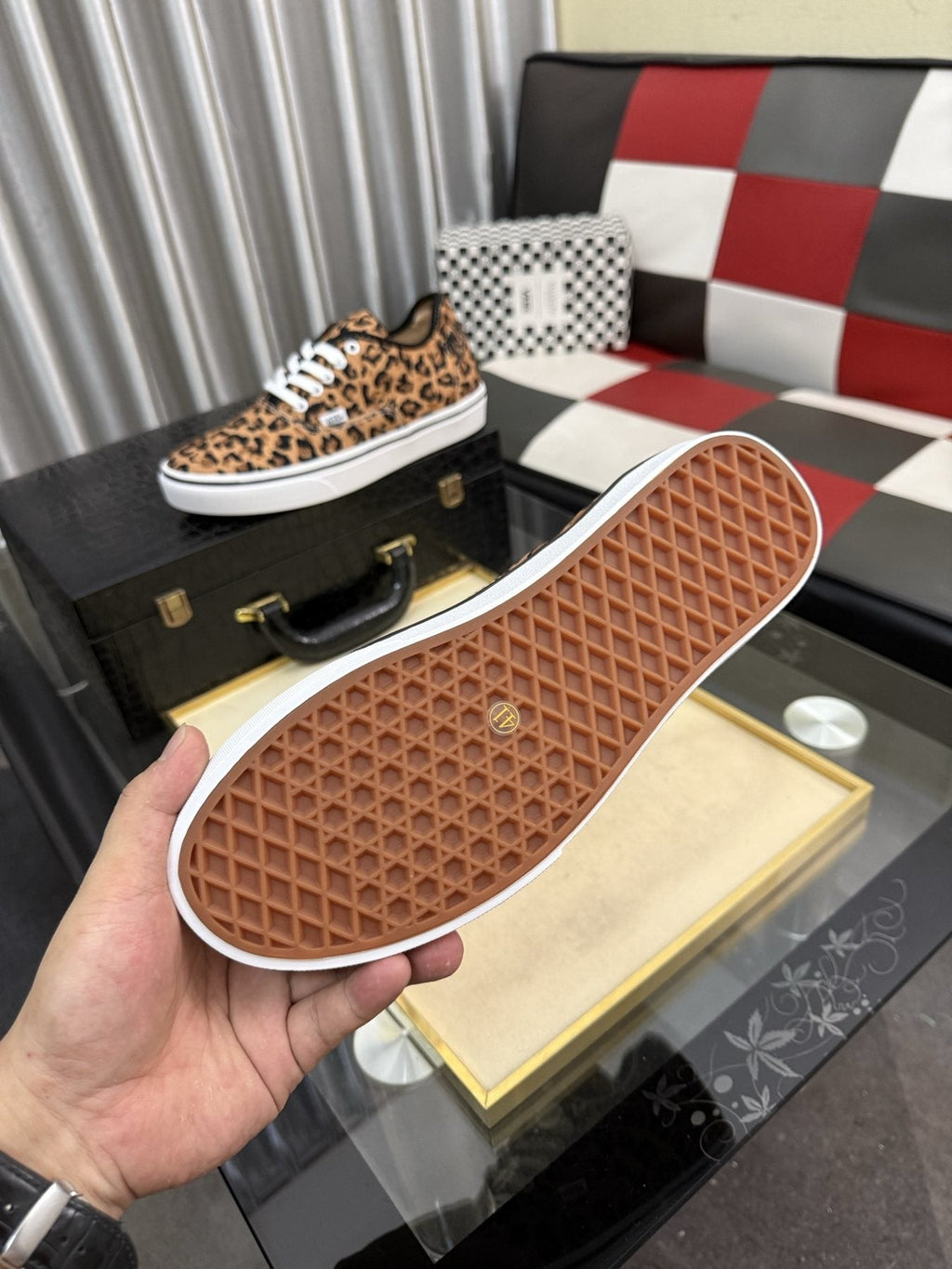 Vans Leopard Print Low-Top Sneakers